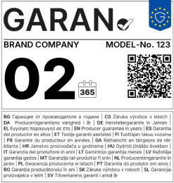EU GARAN-Label Beispiel 